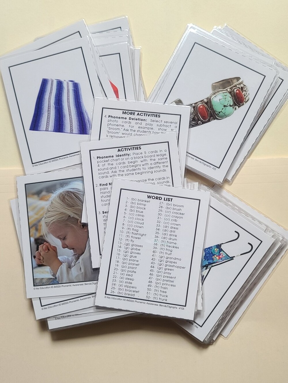 Speech Therapy:       Blends/Digraphs Phonemic Awareness Flash Card Set.